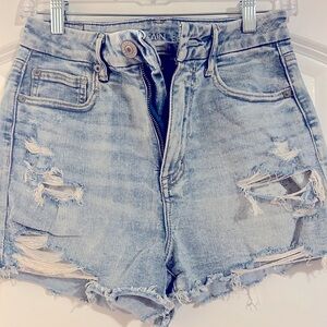 American Eagle Distressed Denim Shorts